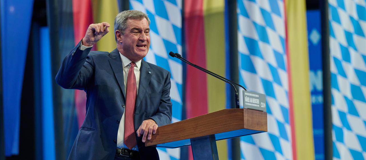 CSU Parteitag: Söder fordert Kampf gegen AfD und Linke