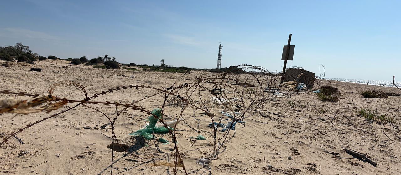 Hamas Überfall auf Israel: Der Strand, an dem der 7. Oktober begann