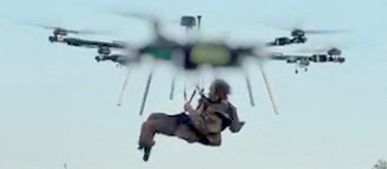 Wie die Ukraine einen Soldaten mit einer Drohne rettete
